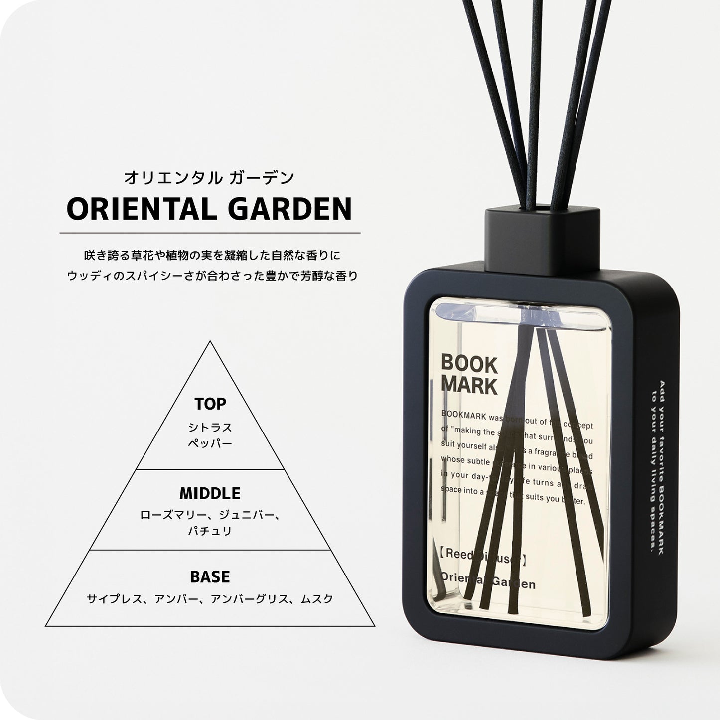 BOOK MARK Body Mist - ORIENTAL GARDEN