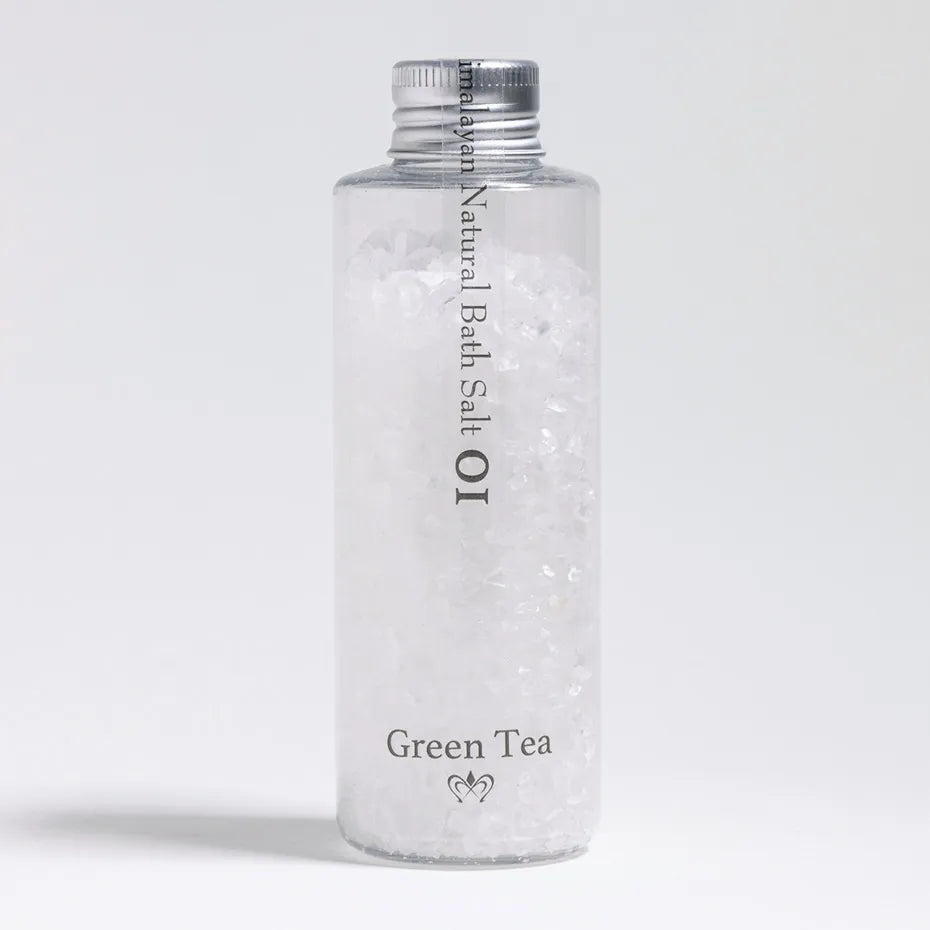 ハーブバスソルト01 GREEN TEA（浴用）粒 170g ボトル