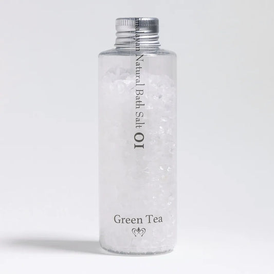 ハーブバスソルト01 GREEN TEA（浴用）粒 170g ボトル