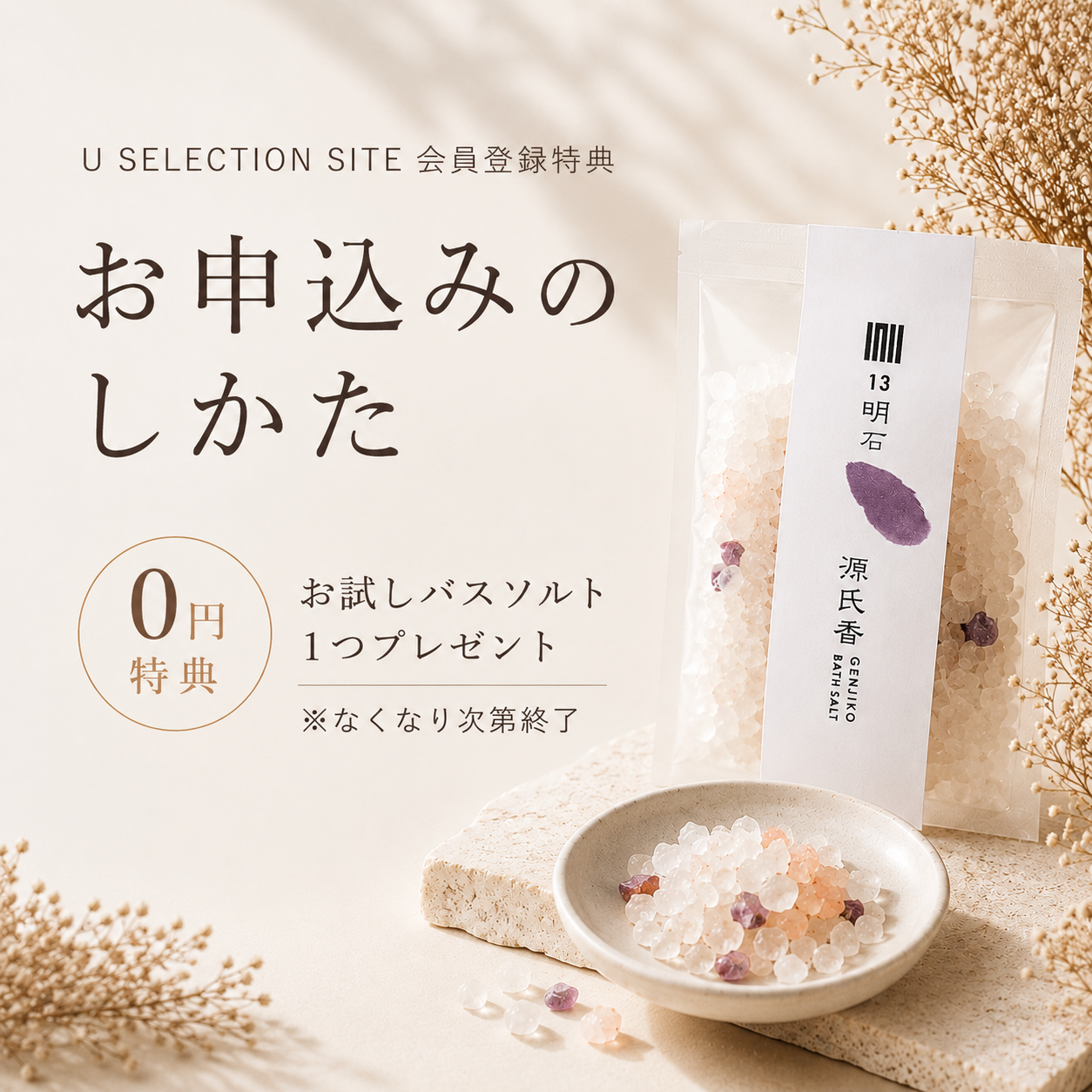 会員登録特典 申し込み